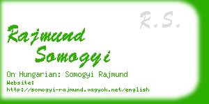 rajmund somogyi business card